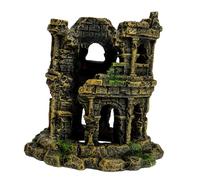 UPKOCH Décoration Aquarium Résine Paysage Réaliste Simulation du Théâtre Romain Cachette pour Poissons Ornement Aquarium