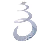 UPKOCH Disque Réfléchissant Anti-Oiseaux Rotatif Éloigne Pigeons et Oiseaux des Jardins Balcons Toits et Bateaux Protection Extérieure Pratique