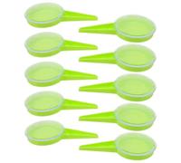 UPKOCH Distributeur de Semences Portable 10 Pcs Semoir de Terrasse Réglable 5 Niveaux Outil de Plantation de Bulbes à Fleurs Vert Pomme pour Jardin Potager et Balcons