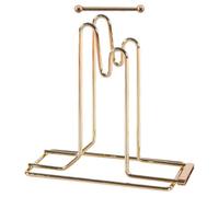 UPKOCH Distributeur de Ticket en Métal Or Pratique sans Bavure pour Bureau et Charité, Détenteur de Billet Robuste et Élégant pour Rouleaux Simples ou Doubles