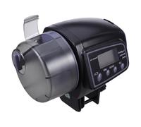 UPKOCH Distributeur Électronique de Nourriture pour Poissons Minuterie Numérique LCD, pour Petits Aquariums D’Eau Douce et Marine, Alimentation Automatique Programmable sans Piles