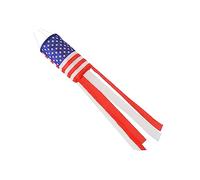 UPKOCH Drapeau Américain Étoiles Et Rayures Girouette Manche à Air USA Décoration à Suspendre Blanc Rouge Bleu