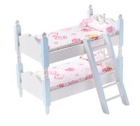 UPKOCH Échelle Mini Lit Superposé Bois pour Maison de Poupées Mobilier Miniature pour Décoration et Jeu Garçon Fille