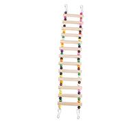 UPKOCH Échelle pour Hamster et Oiseaux Descalade Sûr et Ludique Sensoriel avec pour Petits Animaux Cage Adaptée Aux Hamsters et Perruches Couleur Beige
