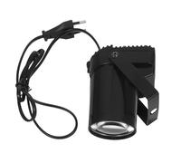 UPKOCH Éclairage de scène lumière scène de contrôle de point Plat intérieur miniature LED lampe focalisée au point LED Plastique Noir