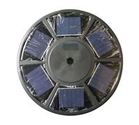 UPKOCH Éclairage Solaire pour Mât De Drapeau LED Éclairage Extérieur avec Crochet Pratique pour Extérieur