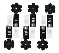 UPKOCH Ensemble De 6 Clips Antivents pour Drapeaux de Jardin de Supports et Bouchons pour Fixation de Bannières de Jardin Accessoires Pratiques et Élégants