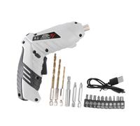 UPKOCH Ensemble Mini-perceuse Visseuse Électrique Lithium Rechargeable 10 Pièces Léger Portable pour Bricolage Maison Bureau