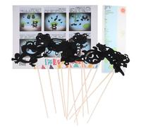 UPKOCH Ensemble Pédagogique Préscolaire Multifonctionnel pour Garçon et Filles - Autocollants Sensoriels D’Ombres et Lumières Noirs - Matériel Bricolage pour Théâtre de Marionnettes