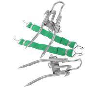 UPKOCH Éperons Descalade pour Arbres Robustes et Caoutchouc Équipement Extérieur Antidérapant pour Grimper Protection Confortable des Jambes Outils Indispensables pour de Poteaux et