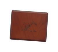 UPKOCH Étui À Anches Pour Clarinette Et Saxophone Alto Boîte De Rangement Double Face Jusqu'À 10 Anches Protection Contre L'Eau Format Portable 4.72 X 3.86 X 0.98 in