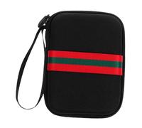 UPKOCH Étui de Rangement Portable Noir pour Glucomètres et Accessoires Diabétiques Résistant à Eau et Robuste Pochette Compacte Multifonction pour Appareil Mesurer Glycémie et Détecteur