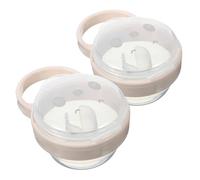 UPKOCH Étui Porte-Tétine Portable 2Pcs pour Bébé Contenant à Tétine Antipoussière Crochet pour Voyage et Rangement Taille Compacte et Pratique