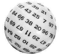 UPKOCH Faces Dice Portable Small Acrylic Number Dice Toy for Party and Board Game Couleur Aléatoire