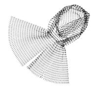 UPKOCH Filet Mesh à Paillettes Couvre-chef Femme Écharpe Tête Mode pour Fête et Quotidien Accessoire et Confortable