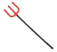 UPKOCH Fourche à Foin pour Cosplay d'halloween, Diable Rouge en Plastique