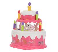 UPKOCH Gâteau Danniversaire Éducatif pour Enfants - Jouez Et Apprenez avec des Lumières Et De La Musique Développez La Motricité Fine Idéal pour Les Garçons Et Les Filles