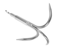 UPKOCH Grappin à 3 Griffes en Acier Inoxydable Petit Crochet Multifonction d'Extérieur Résistant à la Corrosion Ancre de Grappin pour Escalade d'Arbres Sauvetage et Récupération