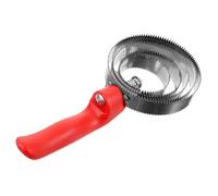 UPKOCH Grattoir De Nettoyage pour Chevaux Et Brosse en Acier Inoxydable 5 Cercles, Outil De Toilettage Solide en Plastique Et Métal, pour Bétail Et Chevaux à Panser