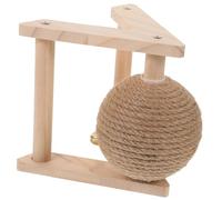 UPKOCH Griffer pour Chat Naturel avec Boule Sisal Stimule Les Griffes des et Anti-Ennui Portable pour Intérieur