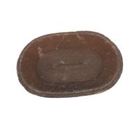 UPKOCH Griffoir pour Chat Carton Ondulé Nid Oval pour Chat à Gratter pour Intérieur Couleur Jaune Vert Petit Modèle