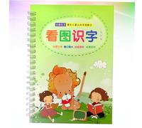 UPKOCH Groove Copybook for Writing Practice Calligraphy Practice Book Preschool Beginners Learning Characters Through Pictures