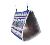 UPKOCH Hamac Triangle pour Perroquet Nid Suspendu Doux et Résistant Lit Chaud pour Petits Oiseaux comme Perruches et Canaris Couchage Confortable et Sécurisé Couleur Couleur Aléatoire