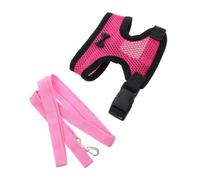 UPKOCH Harnais De Poulet Ajustable en Maille Respirante, Laisse Rose Taille S, Harnais pour Poule, Canard, Oie, Accessoires Extérieurs pour Animaux De Basse-Cour