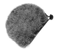 UPKOCH Housse de Microphone Vent avec Cordon Housse Peluche Souple Compatible avec Microphone Accessoire de Protection pour Du Bruit et Blocage des Impuretés