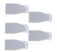 UPKOCH Housses de Siège Jetables Pratique à Transporter Lot de 5 en Tissu Non Tissé Blanc, Protection pour Siège d'avion et Voiture pour Service de Conducteur Désigné