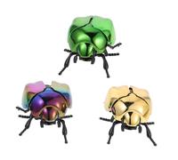 UPKOCH Interactif en Forme De Scarabée 3 Pièces Modèle D'Insecte À Remontage pour Enfants Modèle De Scarabée Réaliste Fausse Figurine Réaliste pour Le 1Er Avril Et Halloween