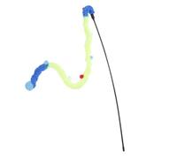 UPKOCH Interactif pour Chat en Peluche Balle et Clochette Bleue | Texture Douce, Jeu Autonome, Stimulation Sensorielle, pour Chats D’intérieur Peu Actifs, à Maison