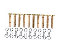 UPKOCH Jeu de Goupilles de Cisaillement pour Souffleuse à Neige Accessoires de Rechange Robustes pour Protection Rapide et Installation Facile Kit Pratique pour Préparation Hiver