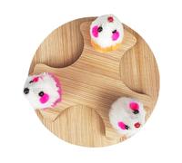 UPKOCH Jouet pour Chaton Plateau Tournant Bois Chat Chaton Maison Jouet Amusant Chat Accessoire
