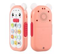 UPKOCH Jouet téléphonique avec lumière et musique Jouet éducatif musical pour les tout-petits Design doux pour les jeunes filles avec fonction de dentition Design rose précoce