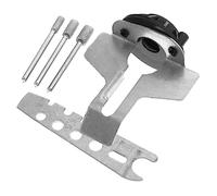 UPKOCH Kit Affûtage de Tronçonneuse Électrique avec Accessoires Outil de Précision pour Affûtage des Chaînes Guide Angle Compatible Plupart des Lames Durable