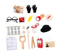 UPKOCH Kit de Détective pour Garçon et Filles 1 Set Ensemble D’Outils de Détective pour Jeu D’intérieur pour Garçons et Filles Coffret Espionnage et Déguisement Ludique Éducatif