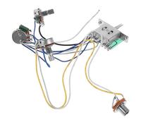 UPKOCH Kit de Potentiomètre pour Guitare Électrique avec Circuit de Tonalité Stable Jack Compatible pour Contrôle Précis Du et Câblage Tonal Professionnel