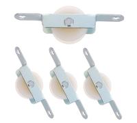 UPKOCH Kit De Réparation Parasol Extérieur 4 Pièces Poulies De Corde Pièce De Rechange Terrasse Compatible Mât Central Fonctionnement Fluide Résistance Aux Intempéries pour Parasol Déporté