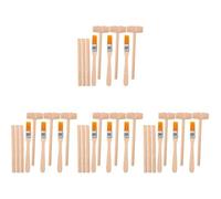 UPKOCH Kit d'excavation pour enfants - Marteau en bois, burin et buste - Matériau en bois léger - Idéal pour les blocs de dinosaures et de pierres précieuses - Parfait pour les fêtes d'anniversaire