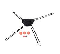 UPKOCH Kit Panier de Basket pour Trampoline Flexible Noir avec Ballon et Pompe - Cadre Robuste Compatible Trampoline - Jeu Sportif Intérieur et Extérieur Complet pour Famille