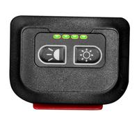 UPKOCH Lampe Frontale Rechargeable LED Portable avec Clip pour Chapeau Lumière Forte à Deux Couleurs Détection de Gestes Usage Extérieur pour et Activités de Nuit