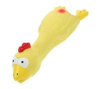 UPKOCH Latex pour Chiens Grinçant Forme de Poule et Durable pour Chiens de Petite et Interactif pour Jouer et Récompenser