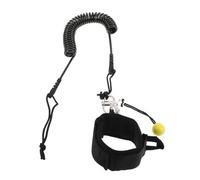 UPKOCH Leash De Surf À Dégagement Rapide Leash De Remplacement pour Sup Sup Enroulée en TPU Noir