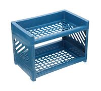 UPKOCH Lit Double Couche pour Animaux D’intérieur Lit Confortable Et Solide en Tissu Bleu Marine Lot De 2 Superposés pour Petits Animaux Adapté pour Cochons D’Inde Et Hamsters Usage Intérieur