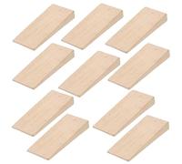 UPKOCH Lot de 10 Cales à Manche en Bois Naturel 1,3 Cm, Coins Triangulaires pour Hache et Houe, Accessoires de Fixation et Renforcement D’outils de Jardinage Manuels