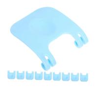 UPKOCH Lot de 10 Clips De Cage Métallique Bleus, Clips De Boucle en Polypropylène, Fixation Renforcée pour Cages à Lapin, Poulailler Et Petits Animaux, Accessoires Pratiques pour Animaux De Compagnie