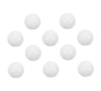 UPKOCH Lot de 10 Perles De Roue Russe Blanches 12 Mm pour Roulette 8-12 Pouces, Accessoire De Bar à Domicile, Billes De Remplacement pour Jeu De Société Roulette à Perles, Fête Et Soirées Jeux