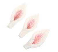 UPKOCH Lot de 10 Set de Oreilles de Lapin en Feutrine Blanche Accessoires de Décoration DIY pour Pâques Fournitures Festives Polyvalentes pour Créations et Tenues de Fête