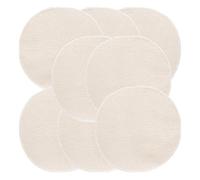 UPKOCH Lot de 10 tapis de cuisson à la vapeur en coton - Ronds - 32 cm - Réutilisables